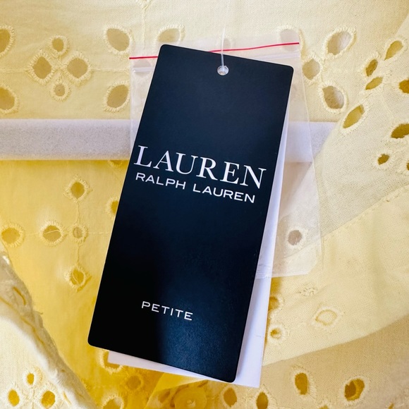 New Ralph Lauren Eyelet Button Down shirt Top blouse - Picture 10 of 10
